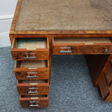 Vintage Art Deco Writing Desk - Burr Walnut and Figured Walnut Desk - Jeroen Markies Art Deco