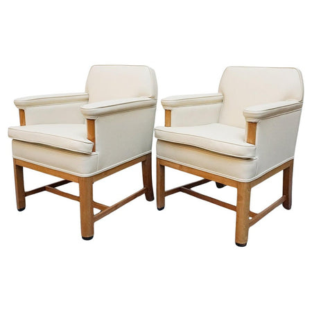 Pair of Art Deco Tank Chairs