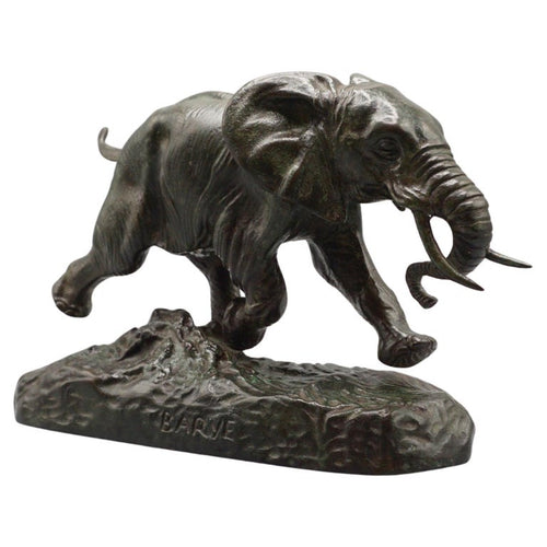 Elephant Du Senegal Bronze by Antoine-Louis Barye - Jeroen Markies Art Deco