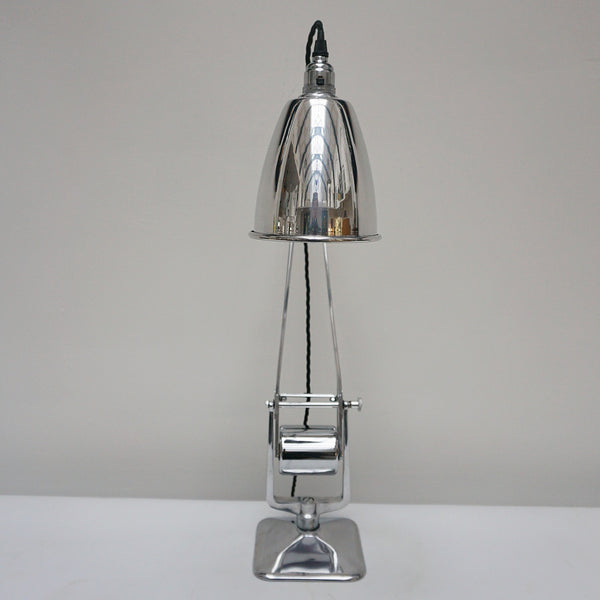 Hadrill & Horstmann Counterposie Barrell Lamp - Circa 1950 - Polished Chrome Lamp- Jeroen Markies Art Deco