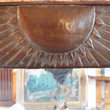 John Pearson Arts & Crafts copper framed mirror at Jeroen Markies