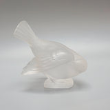 Moineau Coquet an Art Deco glass bird paperweight by Marc Lalique