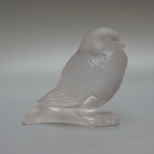 Original Moineau Fier Glass Sparrow Paperweight by Rene Lalique - Jeroen Markies Art Deco