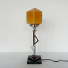 Amber Art Deco Lamp. Mid Century Lighting Lamp Art Deco - Jeroen Markies Art Deco