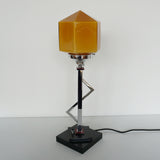 Amber Art Deco Lamp. Mid Century Lighting Lamp Art Deco - Jeroen Markies Art Deco
