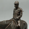 A rare late 19th century Irish bronze sculpture of a horse and rider after the hunt - Jeroen Markies Art Deco