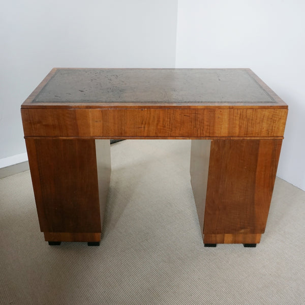 An Art Deco Burr Walnut Veneered Writing Desk 75cm x 106cm x 58cm - Jeroen Markies Art Deco