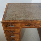 An Art Deco Burr Walnut Veneered Writing Desk 75cm x 106cm x 58cm - Jeroen Markies Art Deco