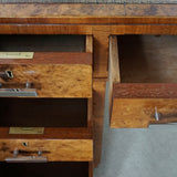 An Art Deco Burr Walnut Veneered Writing Desk 75cm x 106cm x 58cm - Jeroen Markies Art Deco