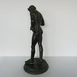 Narcissus by Michele Amodio Late 19th Century Bronze Sculpture - Jeroen Markies Art Deco