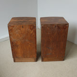 Vintage Art Deco Bedside Cabinets Burr Walnut - Jeroen Markies Art Deco