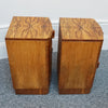 Figured Walnut and Burr Walnut Bedside Cabinets. Art Deco 1930s English Furniture. - Jeroen Markies Art Deco