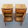 Figured Walnut and Burr Walnut Bedside Cabinets. Art Deco 1930s English Furniture. - Jeroen Markies Art Deco