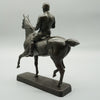 Rare and fine quality bronze sculpture by Walter Roche of a Hunter and his Steed - Jeroen Markies Art Deco