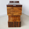 Drinks Table - Walnut and Macassar Ebony Entertaining Table - Art Deco - Jeroen Markies Art Deco