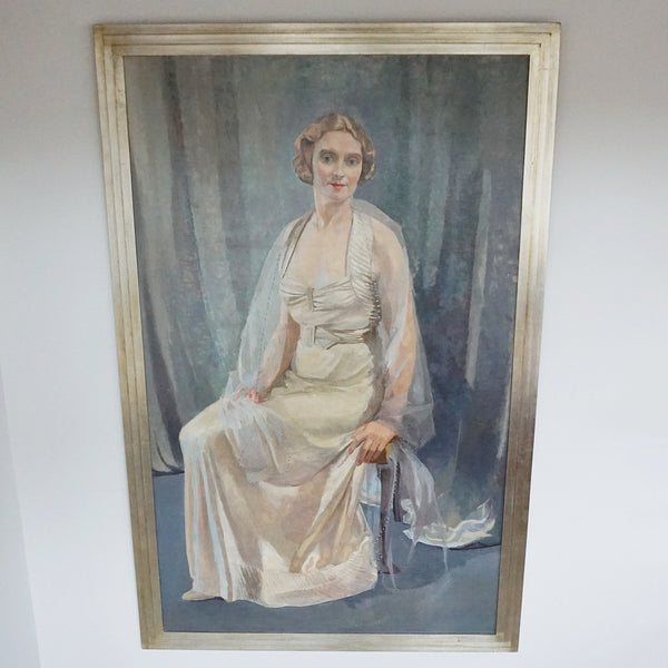 Portrait of a Society Lady thought to be Dame Anna Neagle