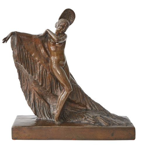 Art Deco Bronze Sculpture 'Spanish Dancer' by Louis Botinelly - Jeroen Markies Art Deco