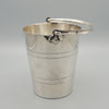 An Art Deco silver plated ice bucket by Suckling & Co with original strainer. In excellent condition