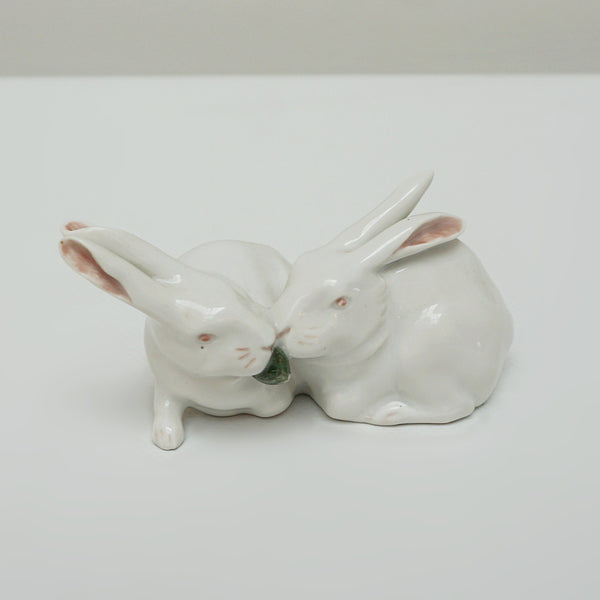 Royal Copenhagen Rabbits Figurine No. 518 - Jeroen Markies Art Deco