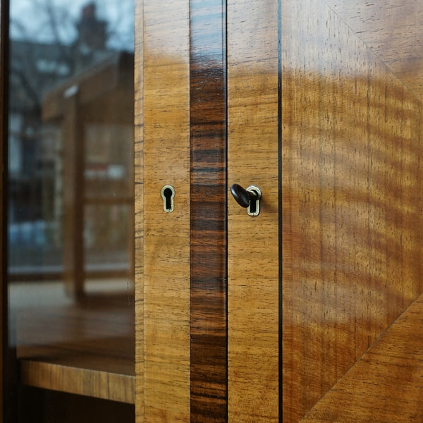 Art Deco Cabinet by Heal's of London - English Art Deco - Burr Walnut - Jeroen Markies Art Deco