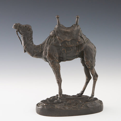 Antoine Louis Barye. 19th Century Bronze. bactrian Camel - Jeroen Markies Art Deco