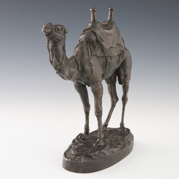 Antoine Louis Barye. 19th Century Bronze. barctrian Camel - Jeroen Markies Art Deco