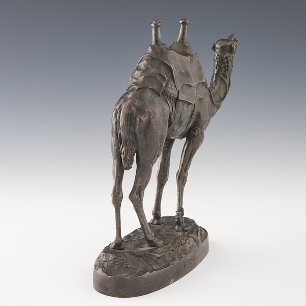 Antoine Louis Barye. 19th Century Bronze. barctrian Camel - Jeroen Markies Art Deco
