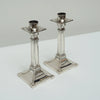 Edwardian Silver Candle Sticks - Jeroen Markies Art Deco