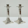 Edwardian Silver Candle Sticks - Jeroen Markies Art Deco