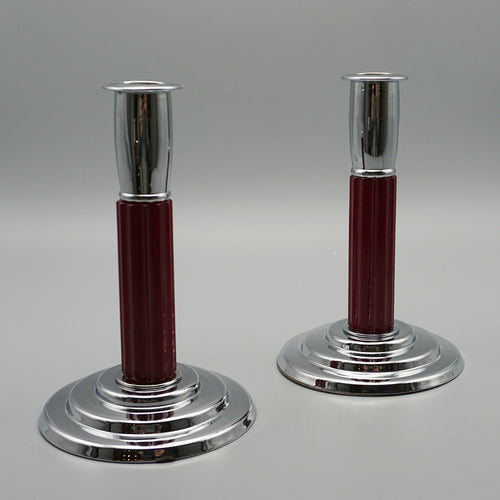 Pair of Art Deco Candlesticks - Jeroen Markies Art Deco