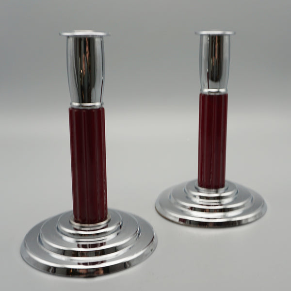 Pair of Art Deco Candlesticks - Jeroen Markies Art Deco