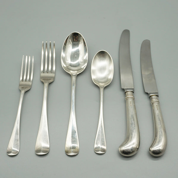 Holland, Aldwinckle & Slater London 1905 Silver Eight Person Cutlery Canteen - Jeroen Markies Art Deco