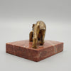 Bronze Cat - Paperweight - Marble and Bronze - Jeroen Markies Art Deco