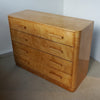 English Art Deco Satin Birch Chest of Drawers - 1930's - Jeroen Markies Art Deco 