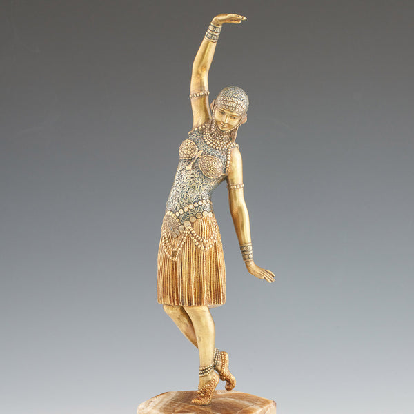 Dancer of Lebanon - Original Chiparus Bronze - Jeroen Markies Art Deco