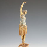 Demetre Chiparus - Dancer of Lebanon - Original Chiparus Bronze Sculpture - Jeroen Markies Art Deco
