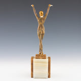 'Dourga' Demetre Chiparus Bronze Sculpture - Original Art Deco Bronze Sculpture.- Jeroen Markies Art Deco