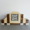 Mantle Clock Marble with garnitures Art Deco - Jeroen Markies Art Deco