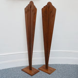 Pair of Art Deco Fruitwood Coat Hooks. Art Deco Entrance Hall Coat Hooks. Hallway Furniture. 1930's - Jeroen Markies Art Deco