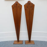 Pair of Art Deco Fruitwood Coat Hooks. Art Deco Entrance Hall Coat Hooks. Hallway Furniture. 1930's - Jeroen Markies Art Deco