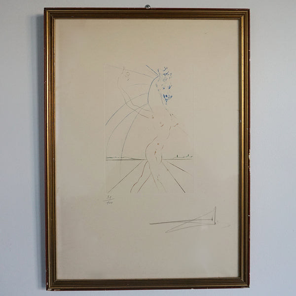 Hippofemme by Salvador Dali - 1973 Signed Print - Jeroen Markies Art deco
