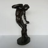 Dancing Faun with Cymbals Late 19th Century Italian Bronze - Jeroen Markies Art Deco