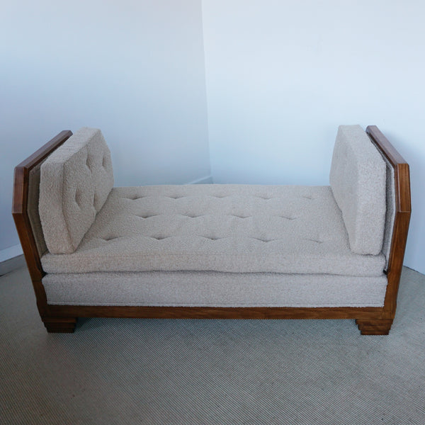 French Art Deco Walnut Daybed - Jeroen Markies Art Deco