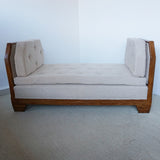 French Art Deco Walnut Daybed - Jeroen Markies Art Deco