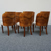 Vintage Art Deco Six Seater Epstein Brothers Dining Suite in Burr Walnut - Jeroen Markies Art Deco