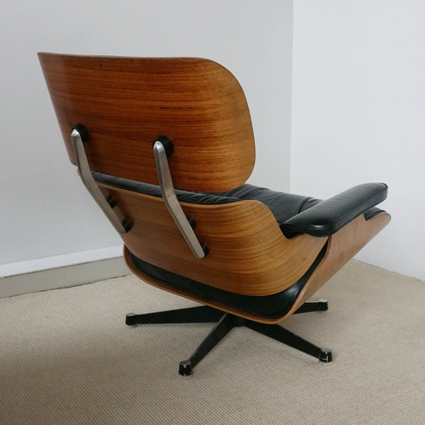 Original Late 1950's/Early 1960's Herman Miller Eames Chairs for Hille with Original Ottoman - Jeroen Markies Art Deco