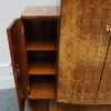 Vintage Art Deco Burr Walnut Cocktail Bar/Cabinet - Jeroen Markies Art Deco