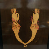 Erte marquetry board. Alphabet series. Art Deco paintings. Art Deco Style. French Art Deco - Jeroen Markies Art Deco