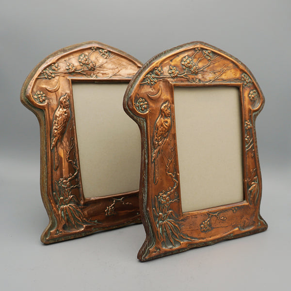 Pair of Arts & Crafts Copper Picture Frames - Jeroen Markies Art Deco