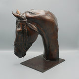 'Frankel' Beautiful study of the Retired Champion Thoroughbred Racehorse by Gill Parker in Naturalistic Bronze - Jeroen Markies Art Deco